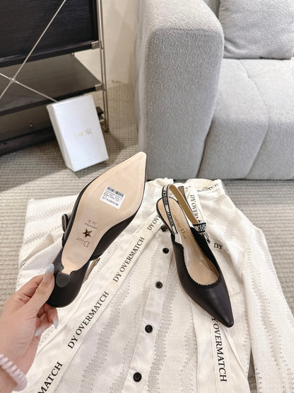 CD 25fw kitten slingback heels