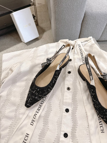 CD 25fw slingback flats