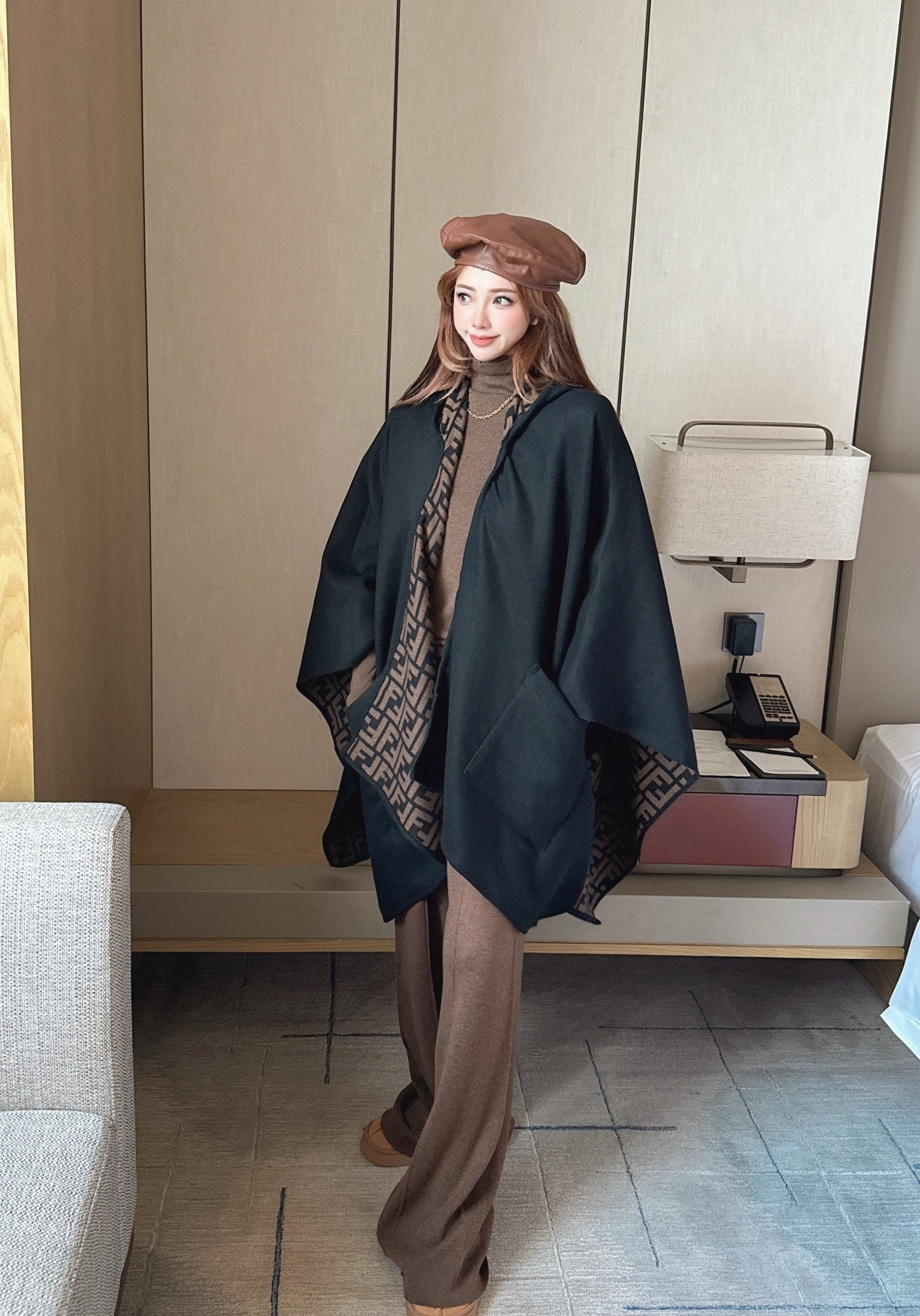 Fend 25fw shawl wraps