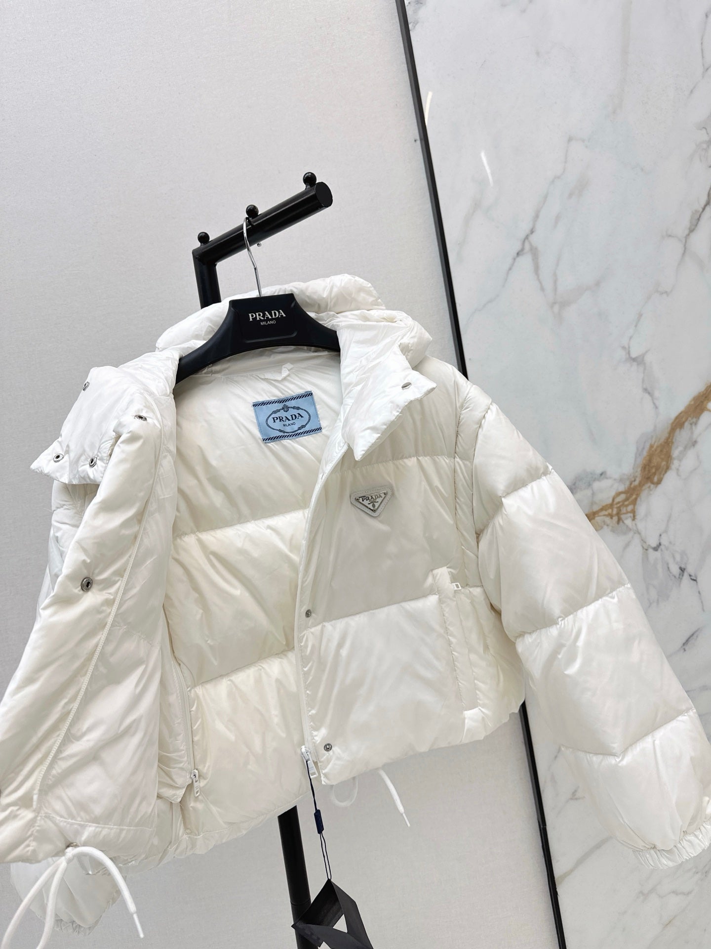 Pra 25fw detachable reversible down jacket