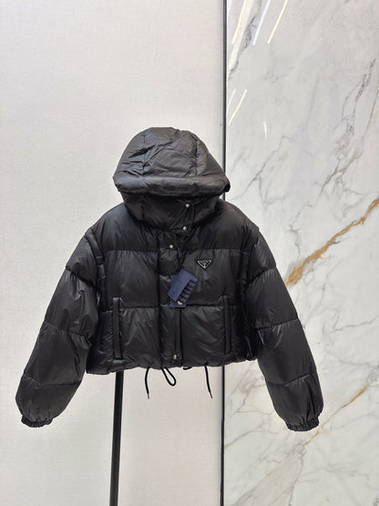 Pra 25fw detachable reversible down jacket