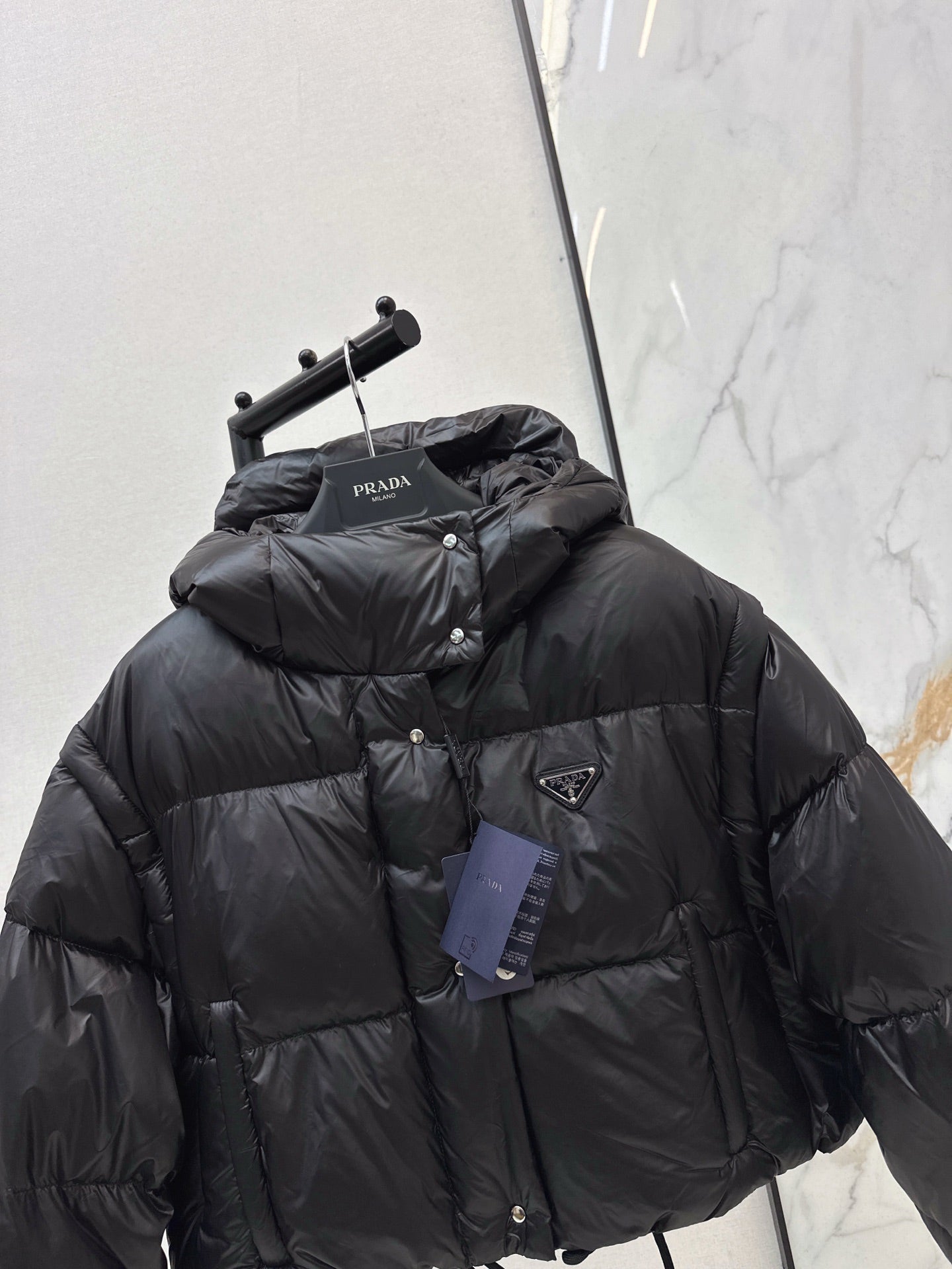 Pra 25fw detachable reversible down jacket