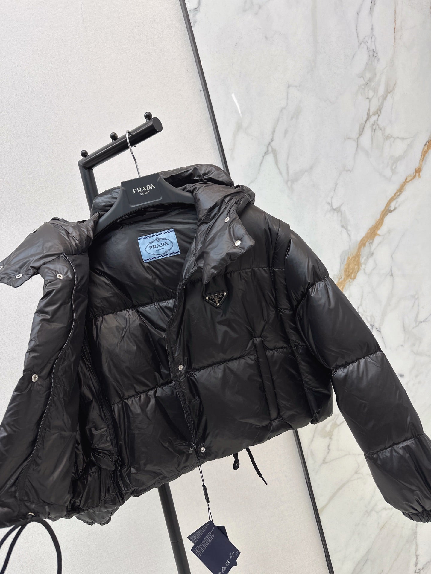 Pra 25fw detachable reversible down jacket