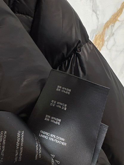 Pra 25fw detachable reversible down jacket