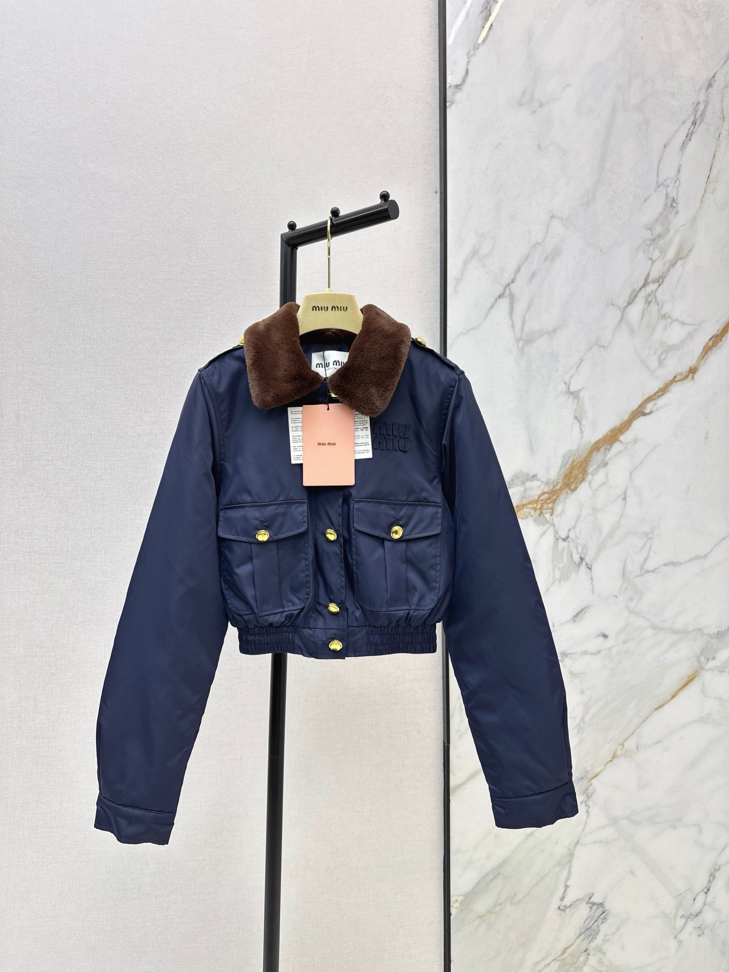 Miu 25fw padded jacket