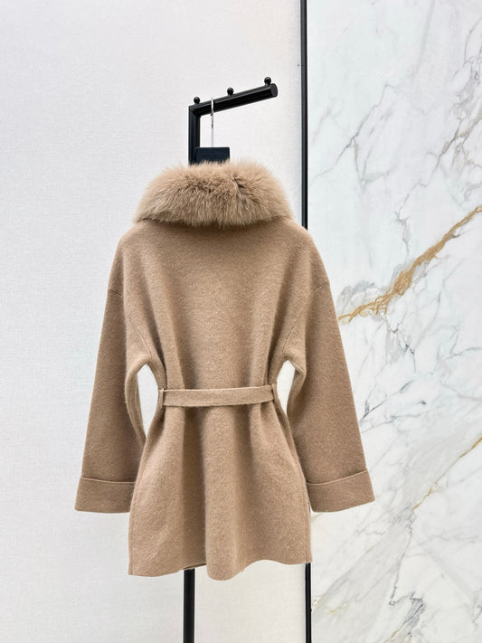 Fend 25fw knit wrap coats