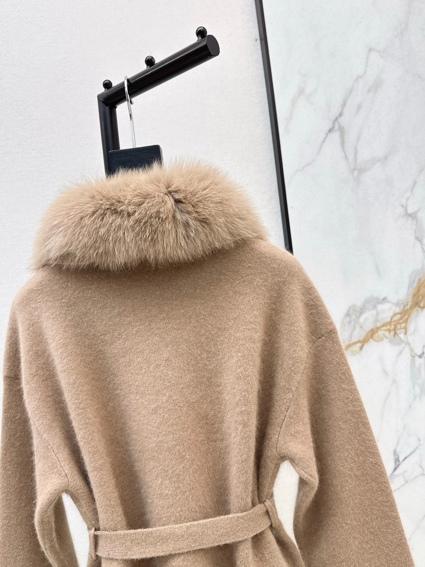 Fend 25fw knit wrap coats