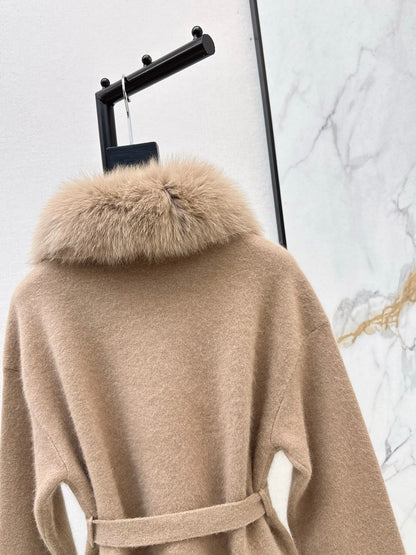 Fend 25fw knit wrap coats