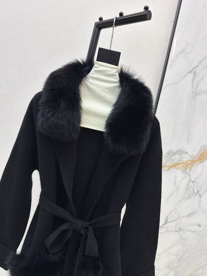 Fend 25fw knit wrap coats