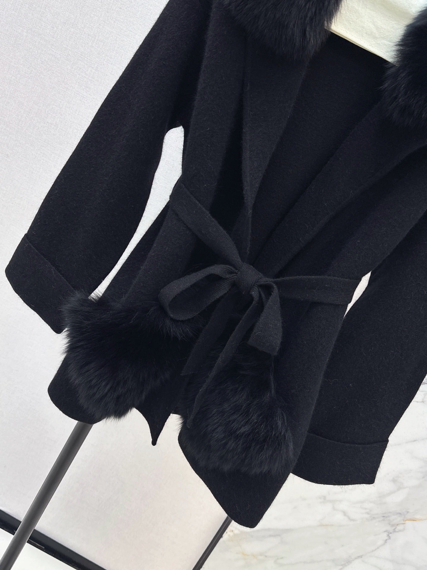 Fend 25fw knit wrap coats