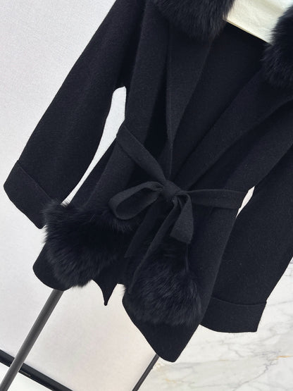 Fend 25fw knit wrap coats