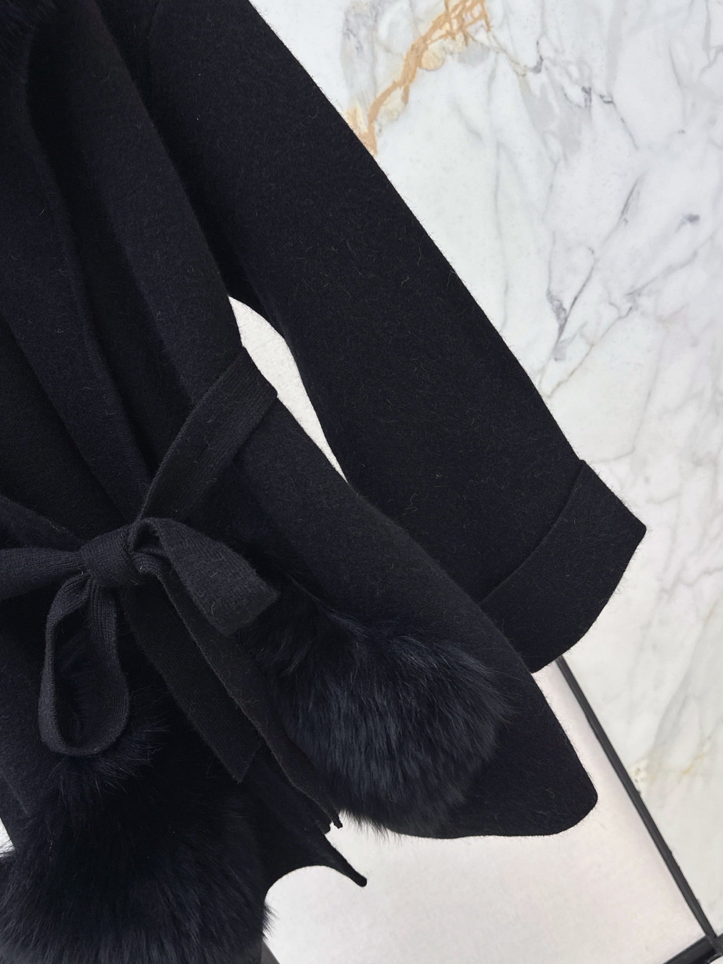 Fend 25fw knit wrap coats