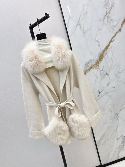 Fend 25fw knit wrap coats