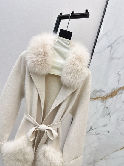 Fend 25fw knit wrap coats