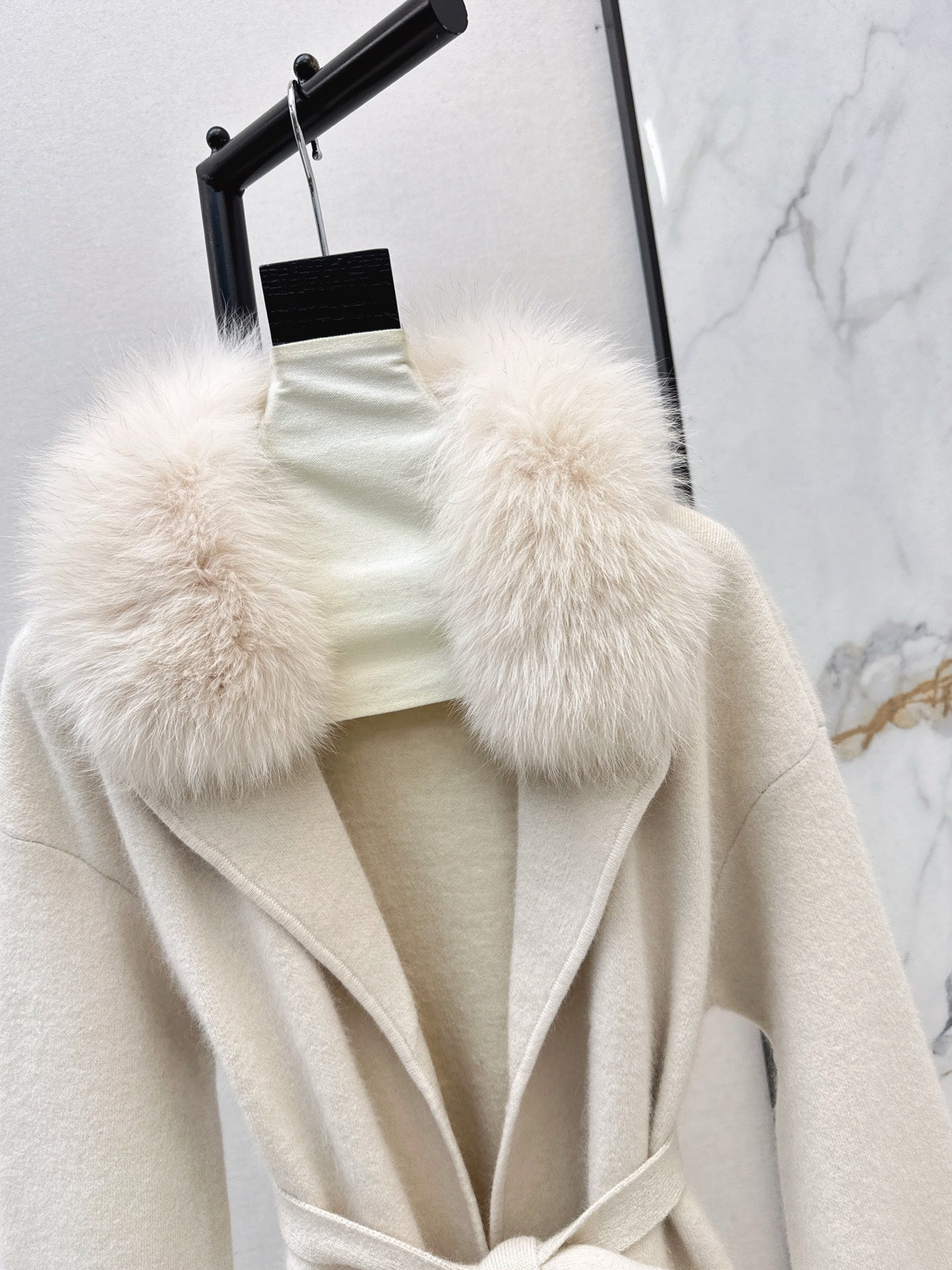 Fend 25fw knit wrap coats