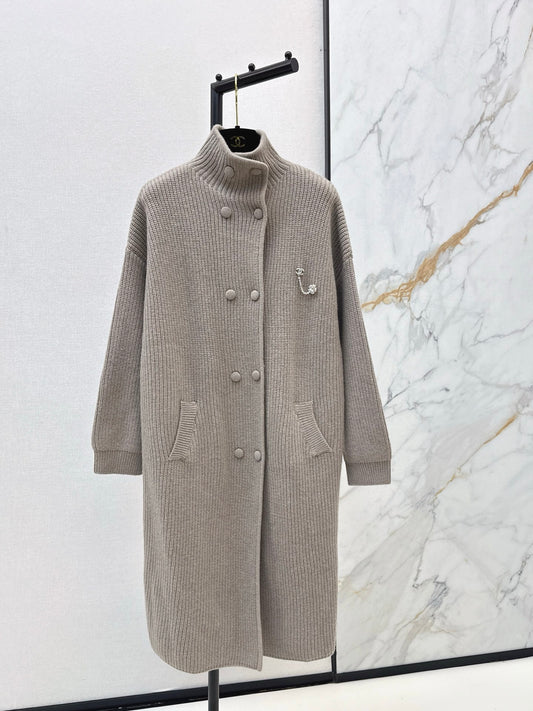Chan 25fw knit overcoats