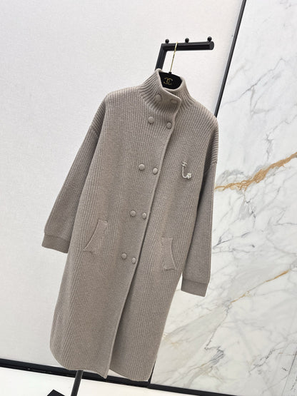 Chan 25fw knit overcoats