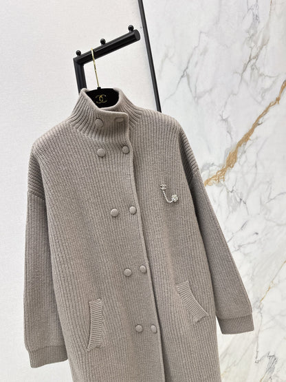 Chan 25fw knit overcoats
