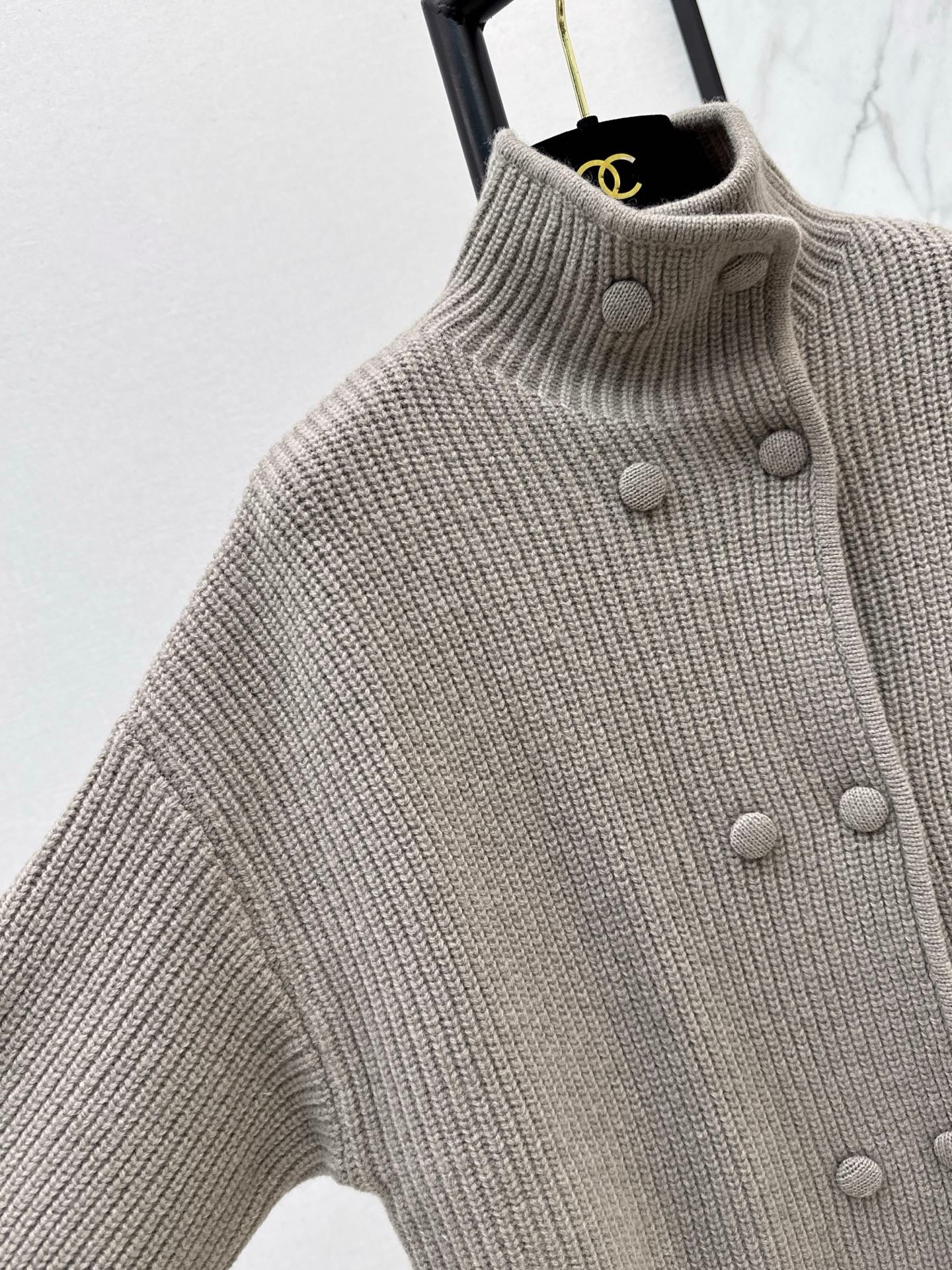 Chan 25fw knit overcoats