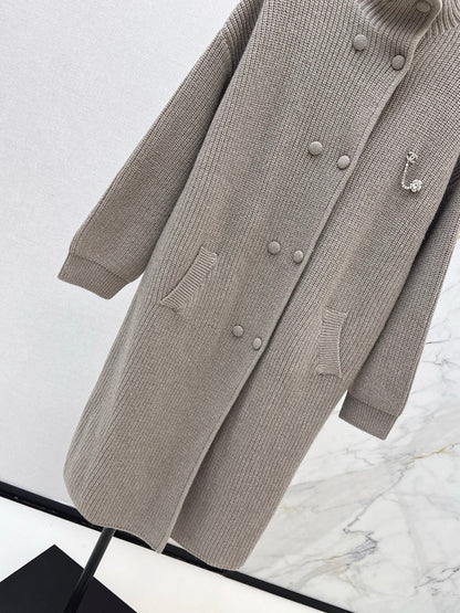 Chan 25fw knit overcoats