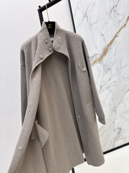 Chan 25fw knit overcoats