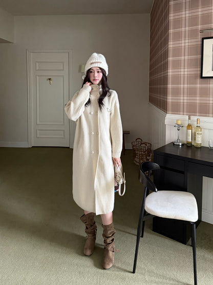 Chan 25fw knit overcoats