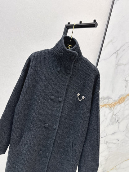 Chan 25fw knit overcoats