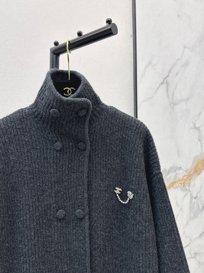 Chan 25fw knit overcoats