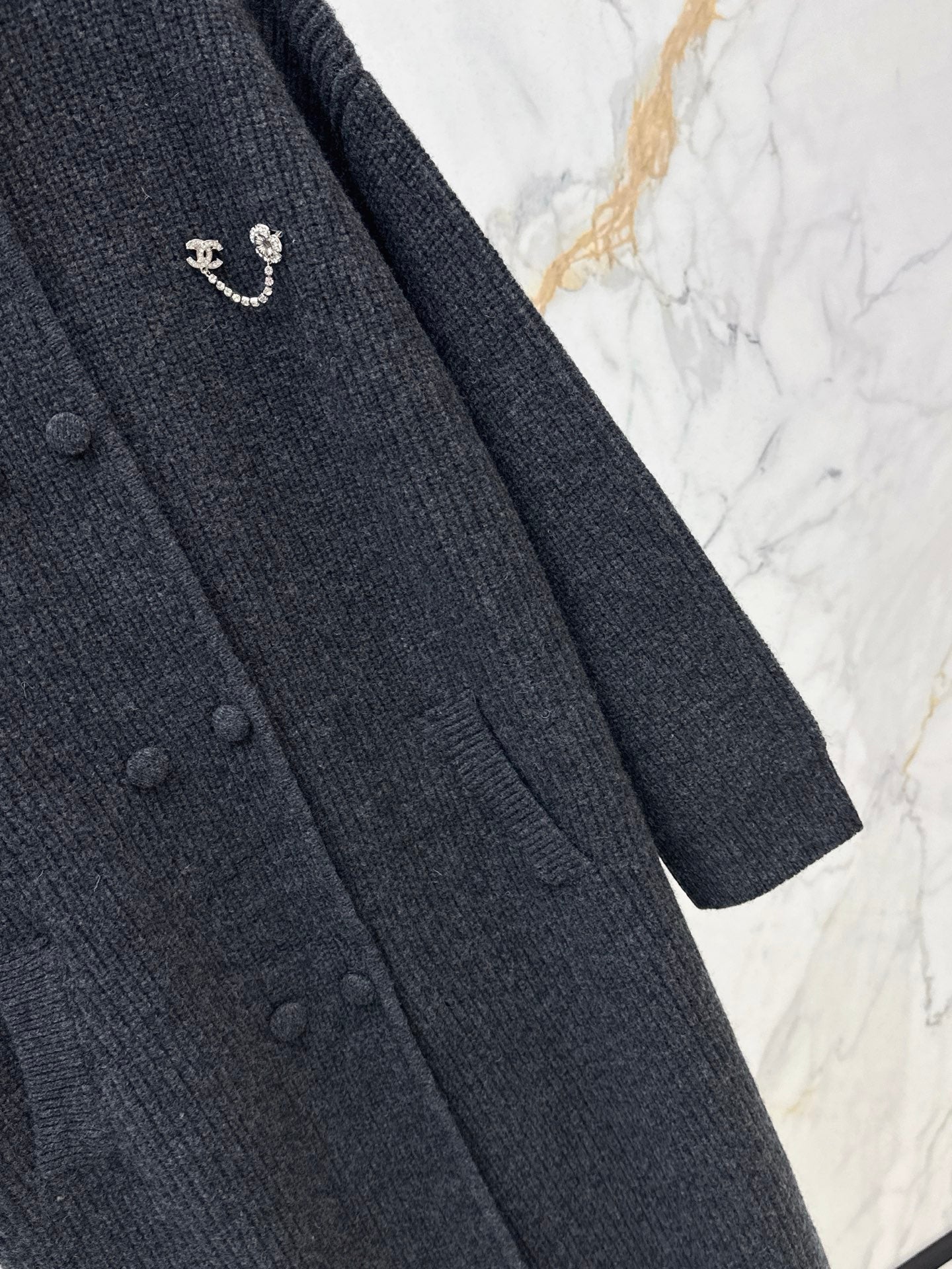 Chan 25fw knit overcoats