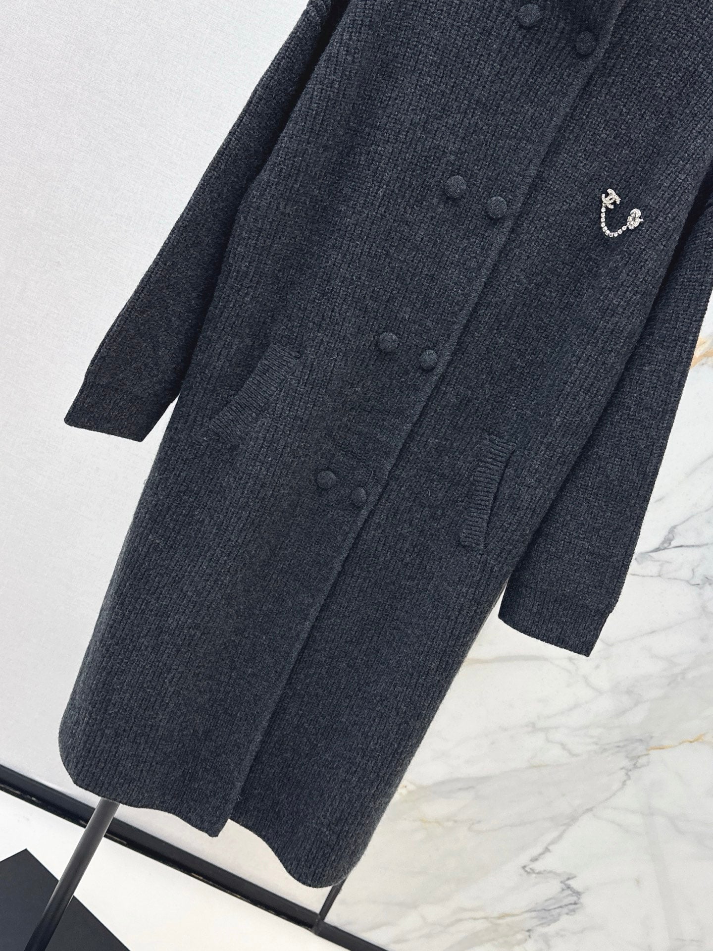 Chan 25fw knit overcoats