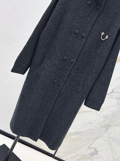 Chan 25fw knit overcoats