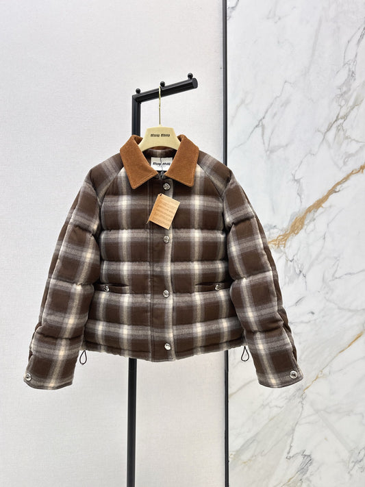 Miu 25fw vintage down jacket