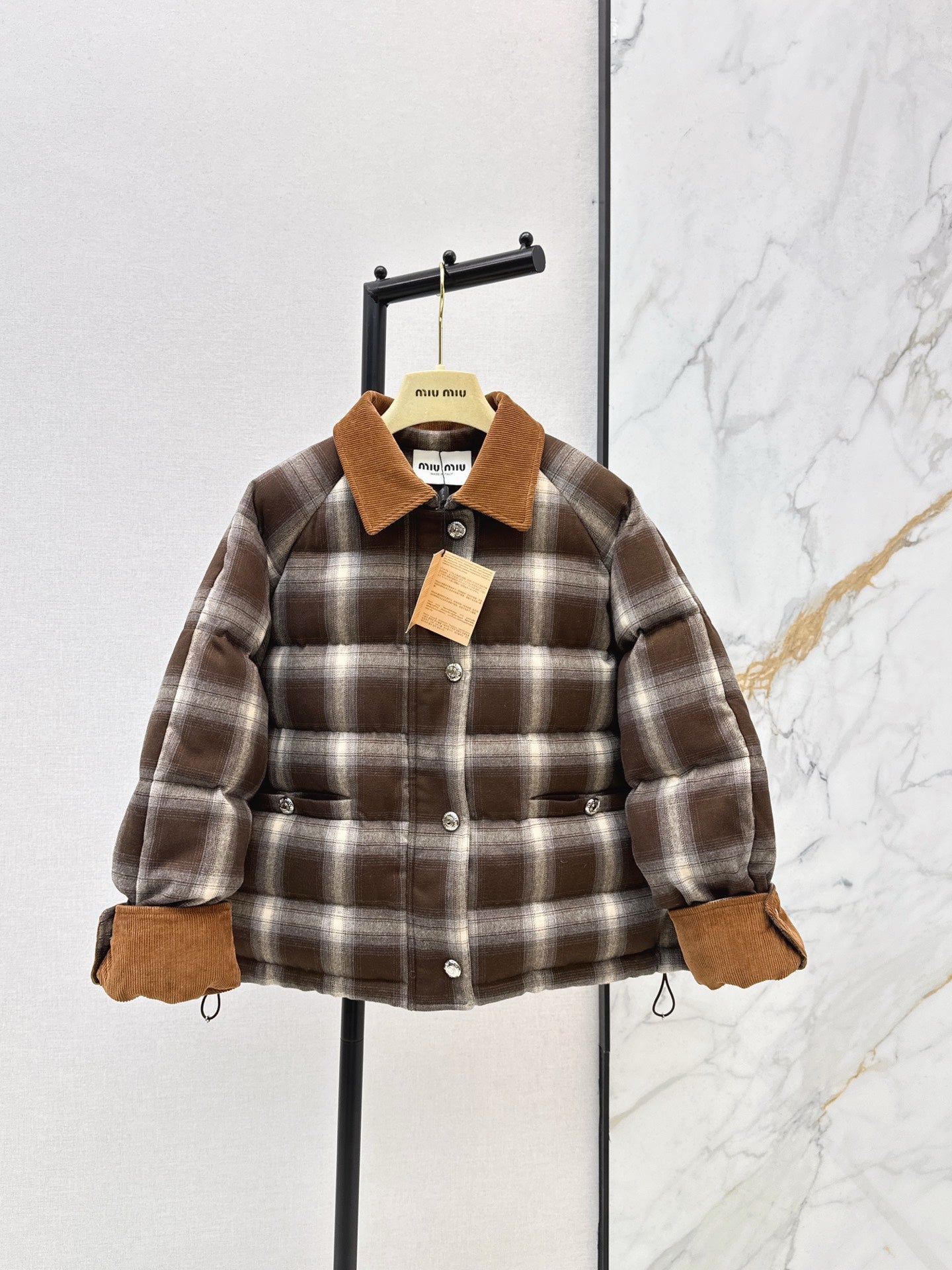 Miu 25fw vintage down jacket