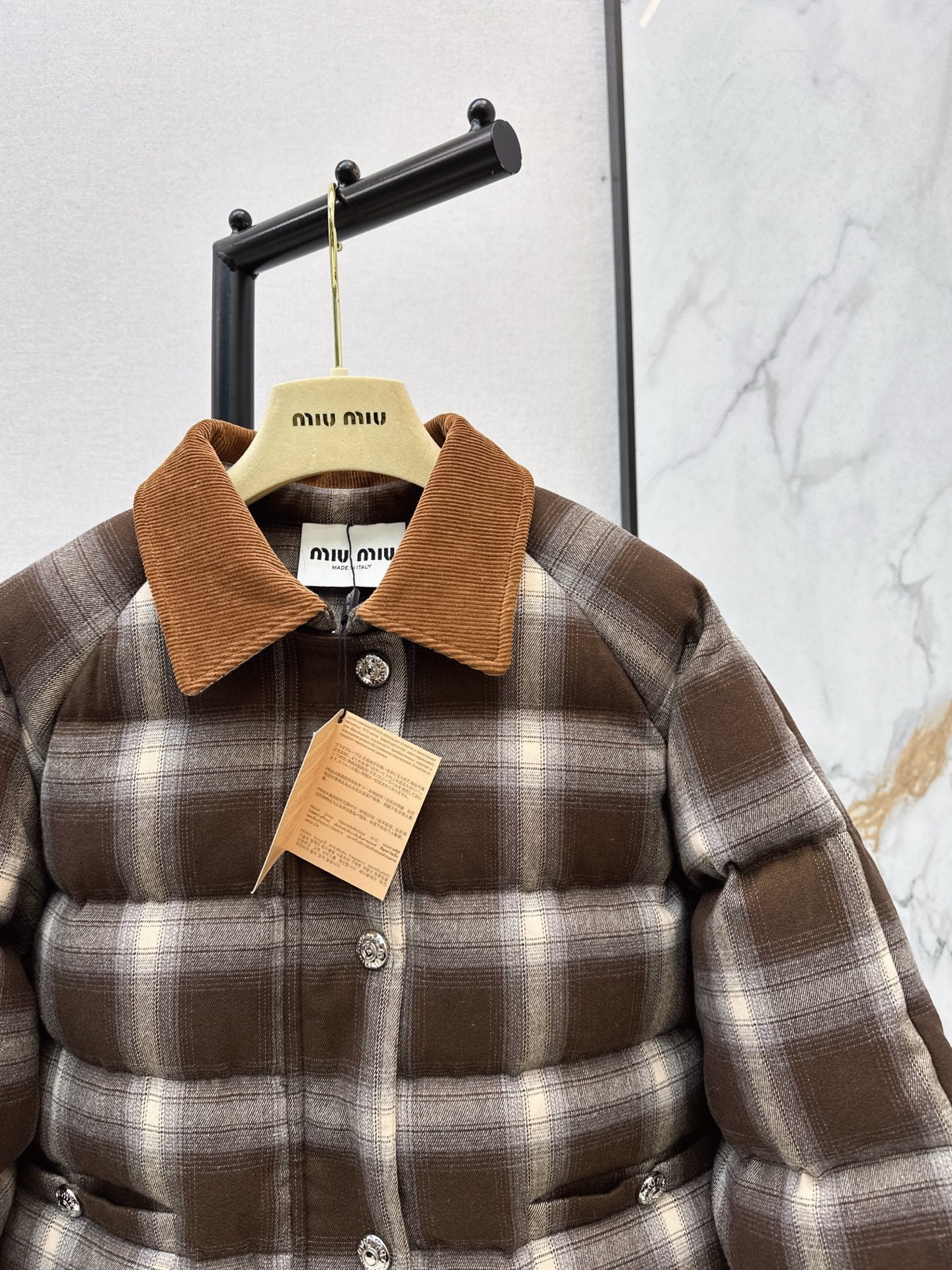 Miu 25fw vintage down jacket