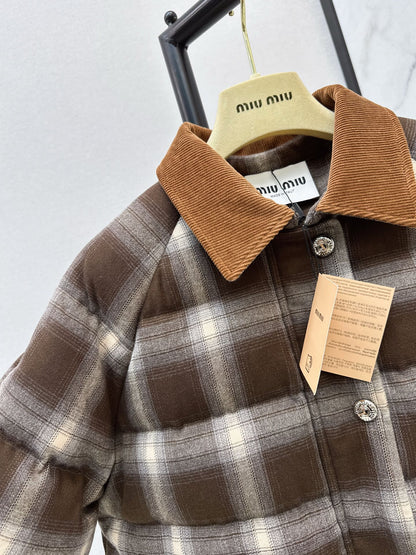 Miu 25fw vintage down jacket