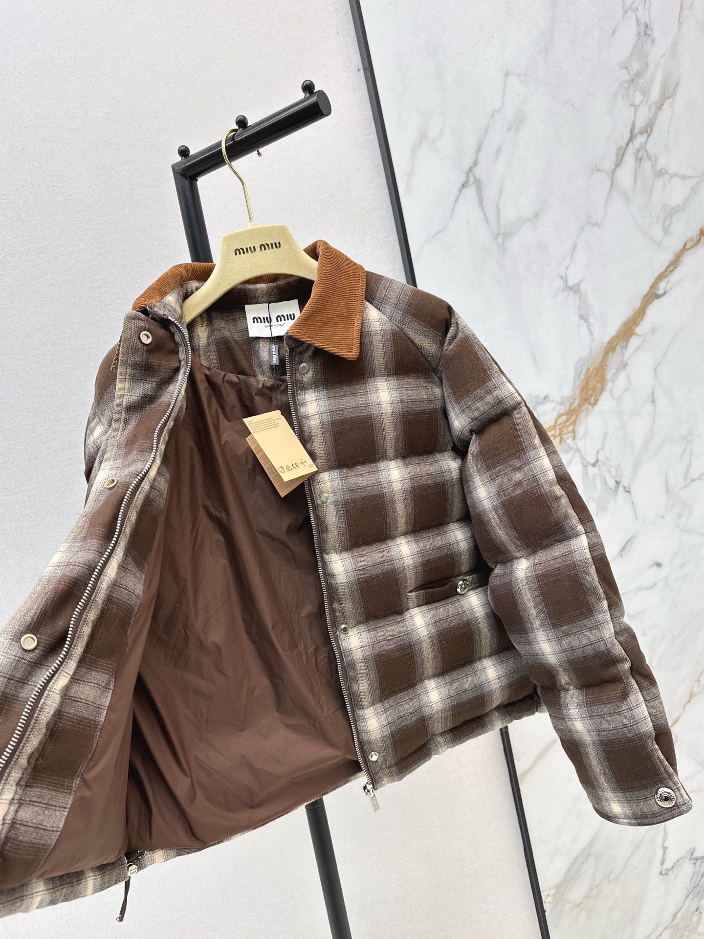 Miu 25fw vintage down jacket