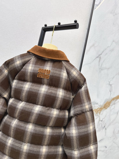 Miu 25fw vintage down jacket