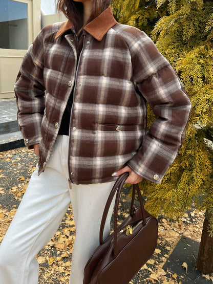 Miu 25fw vintage down jacket