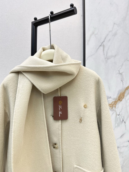 Loro 25fw wool jacket+scarf