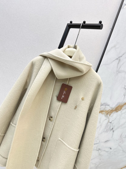 Loro 25fw wool jacket+scarf