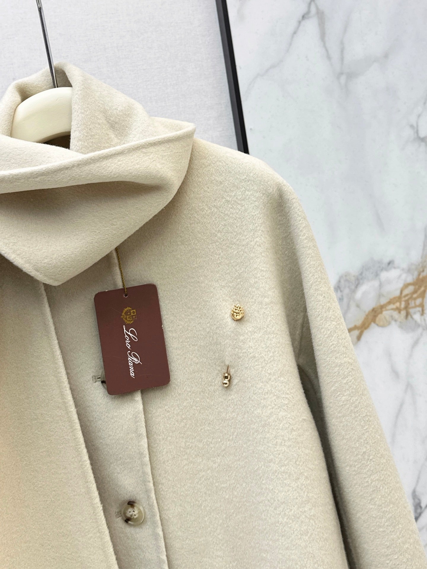 Loro 25fw wool jacket+scarf