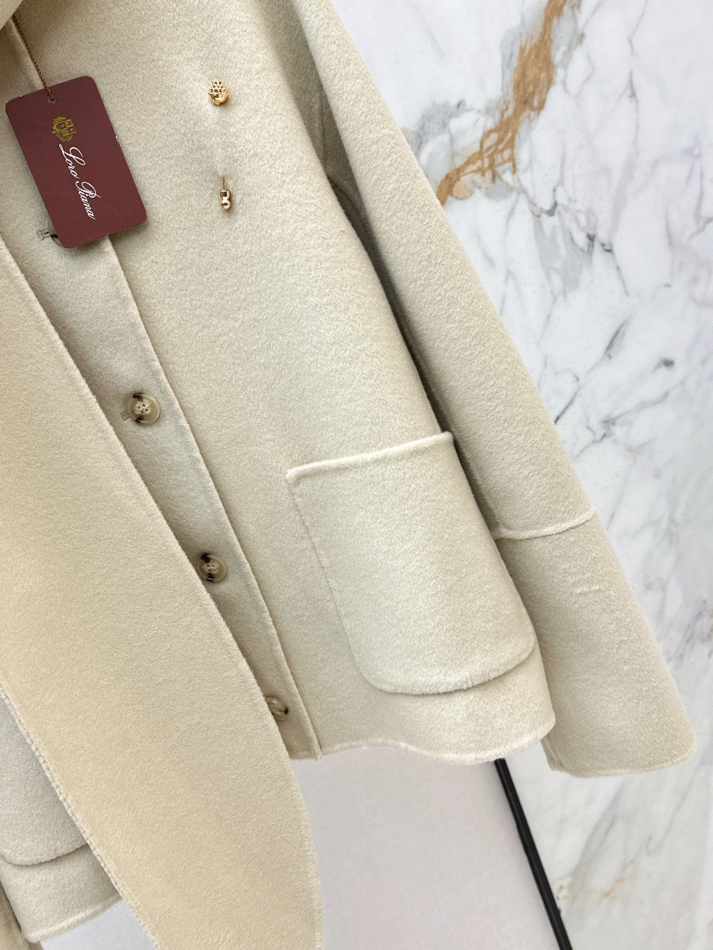 Loro 25fw wool jacket+scarf