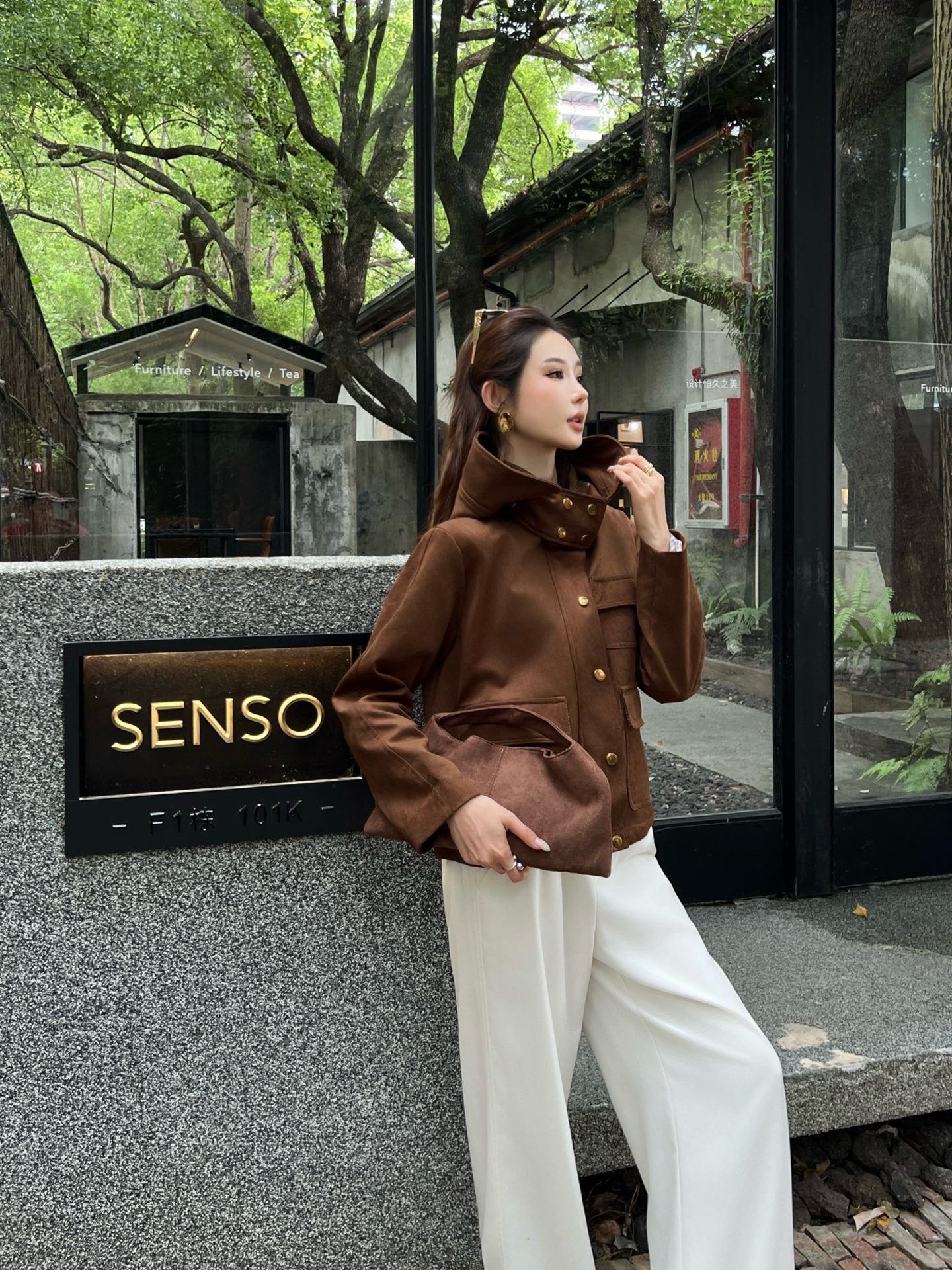 Loro 25fw hooded jacket