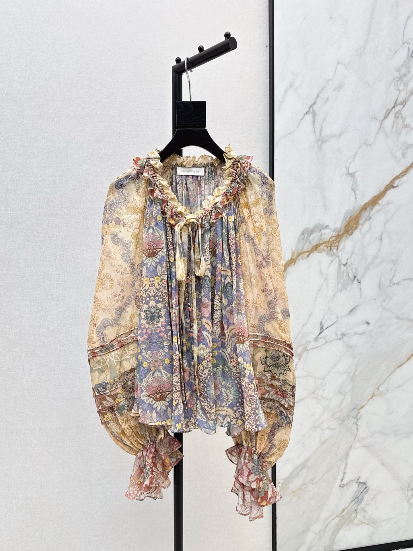 Zimm 25fw print blouse