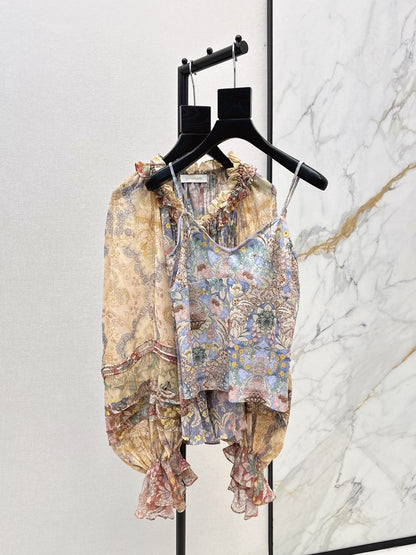 Zimm 25fw print blouse