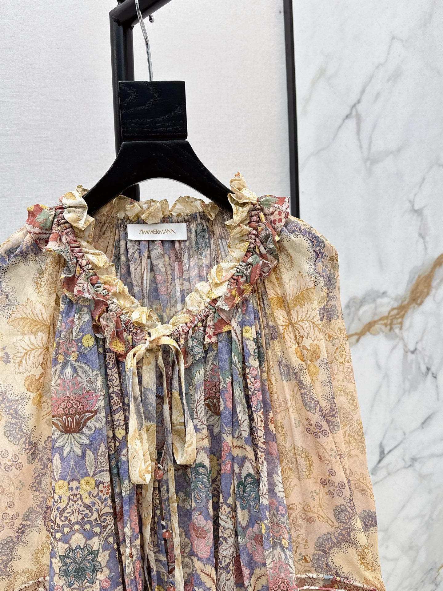 Zimm 25fw print blouse