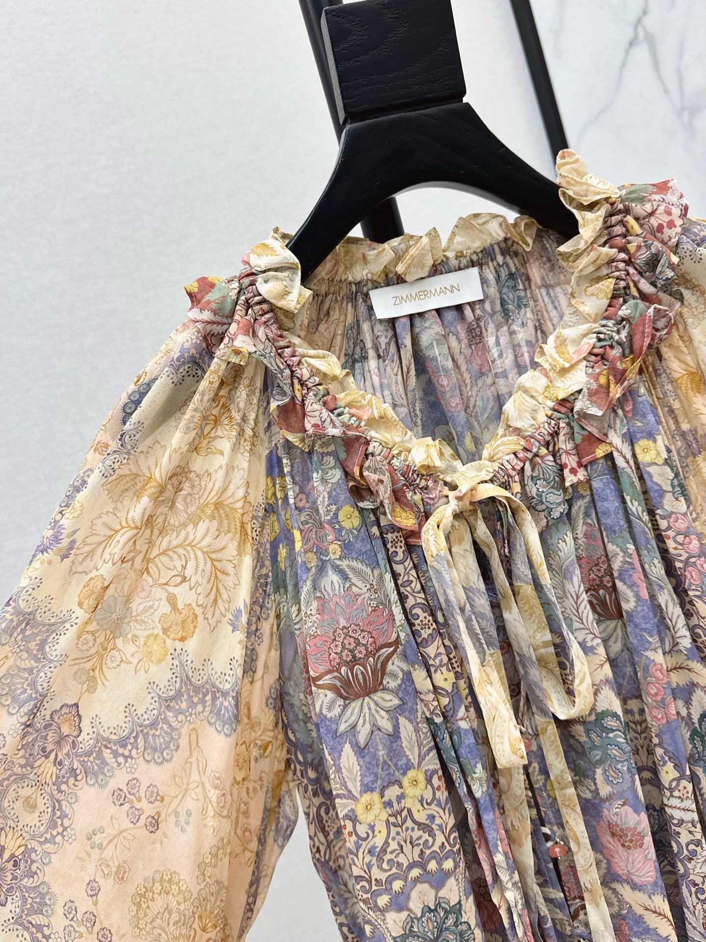 Zimm 25fw print blouse