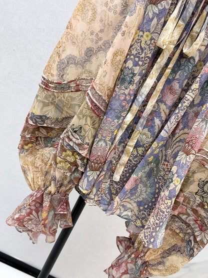 Zimm 25fw print blouse