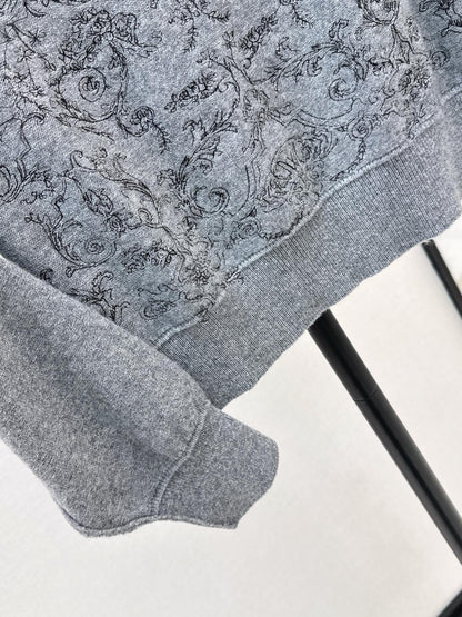 CD 25fw embroidery sweater