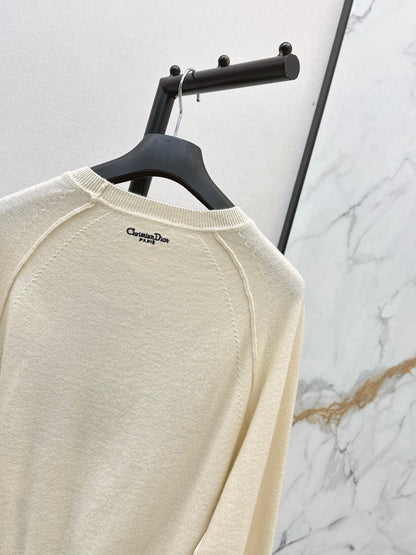 CD 25fw embroidery sweater